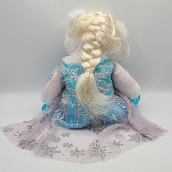 Build A Bear Frozen Elsa with Wig Dress and Black Boots Disney - Picture 5 of 7